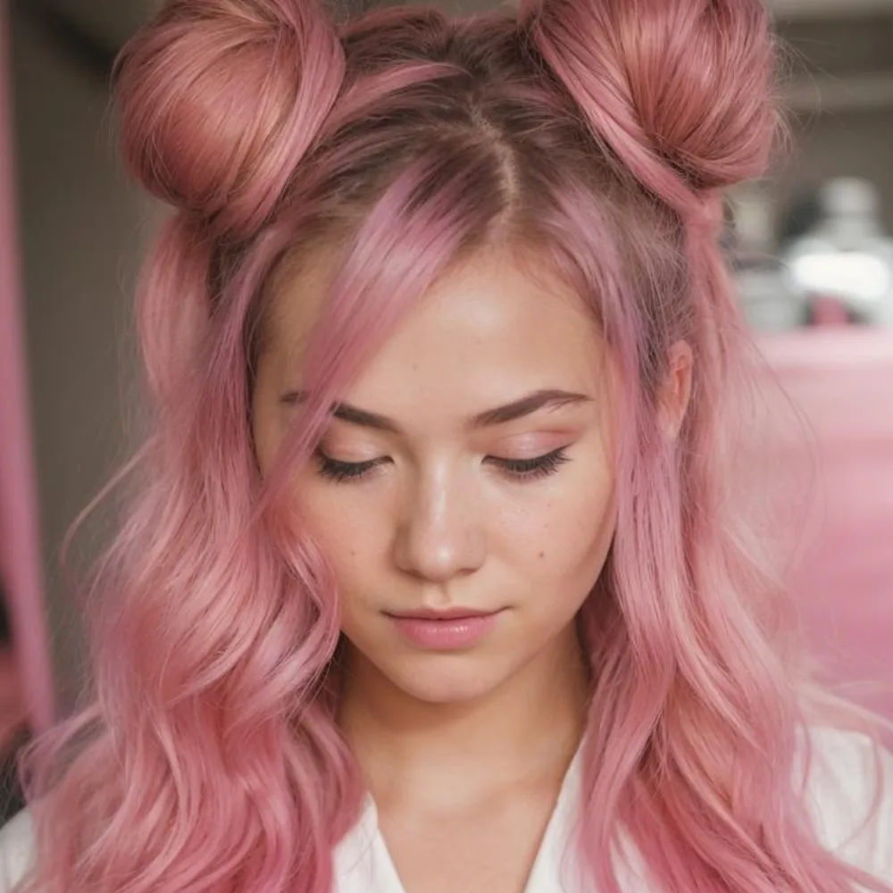 Two Buns Hairstyle