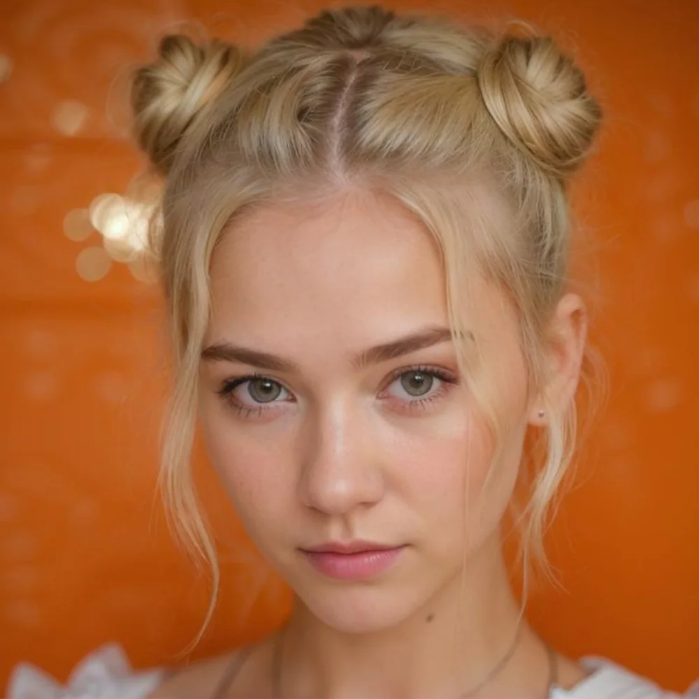 Two Buns Hairstyle