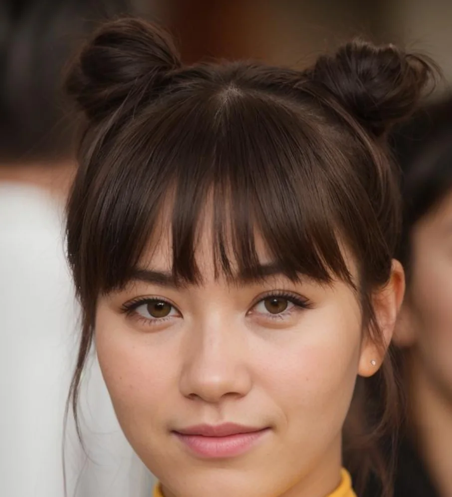 Two Buns Hairstyle