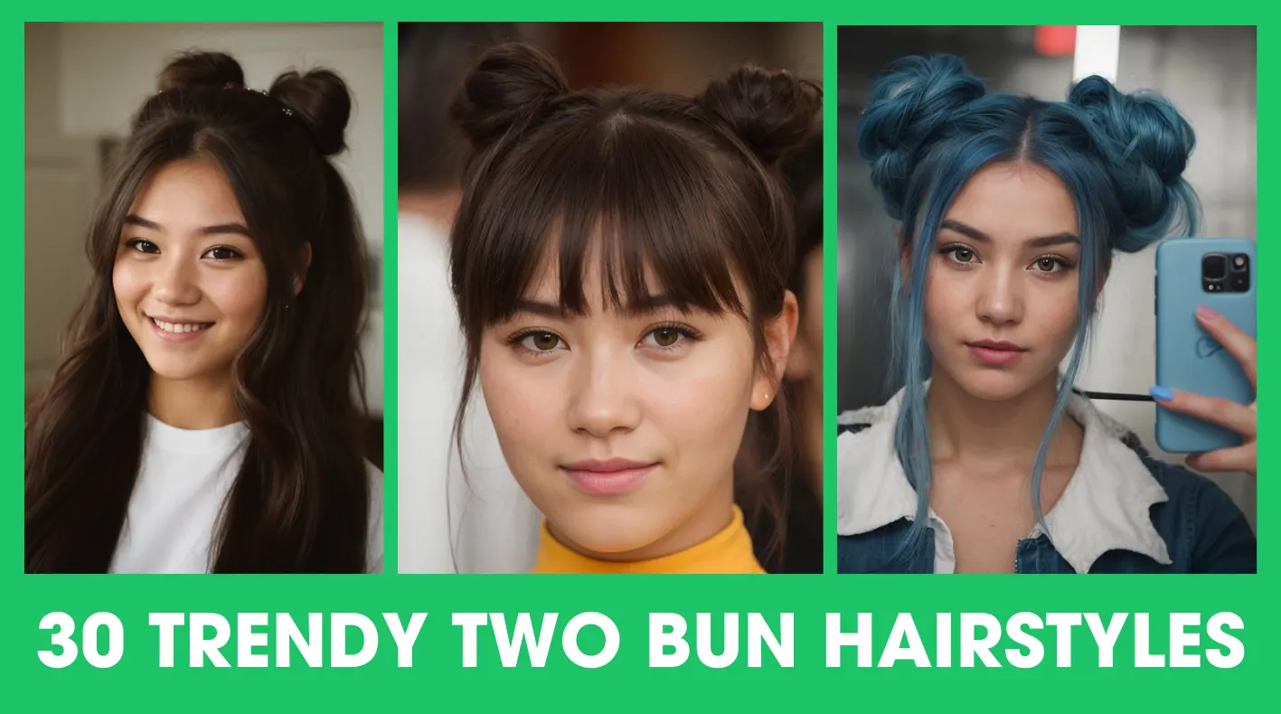 Two Buns Hairstyle