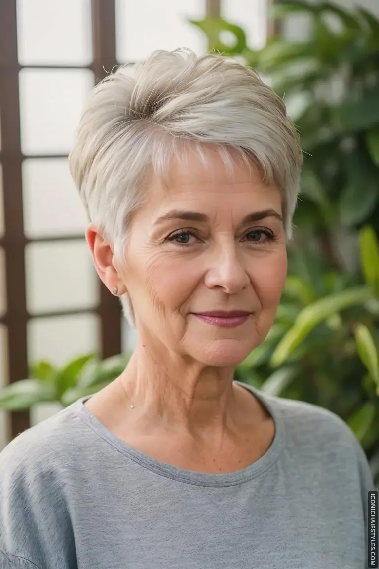 wash and wear haircuts for women over 60