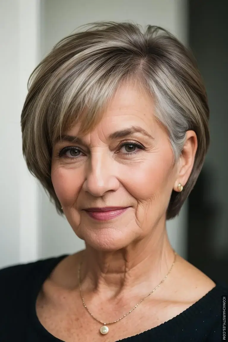 wash and wear haircuts for women over 60