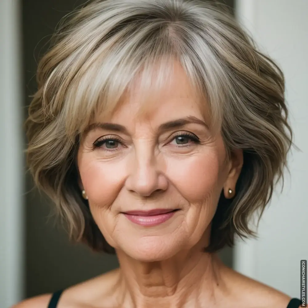 Stylish Wash and Wear Haircuts for Women Over 60