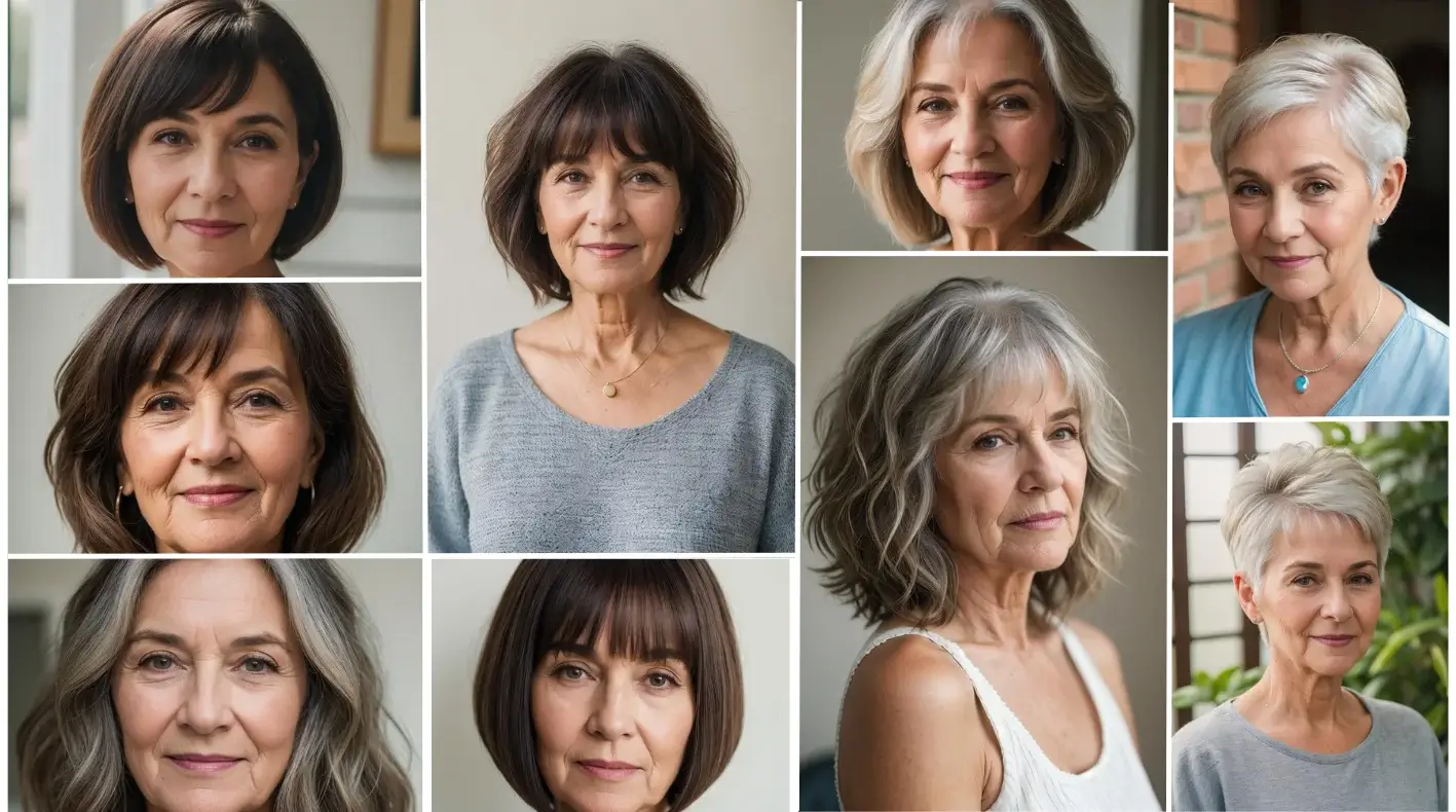 wash and wear haircuts for women over 60